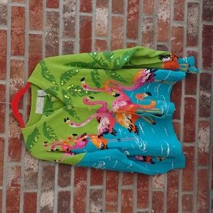 Funk flamingo cardigan XL
